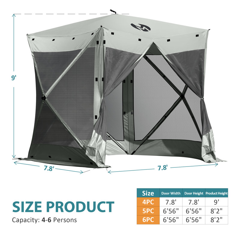 Komabo Amazon.com : MCombo 10x10ft 5-Sided Pop-Up Gazebo Tent Only